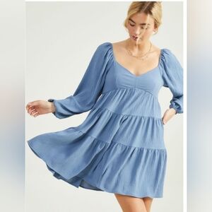 Altar'd State Blue Mini Dress
